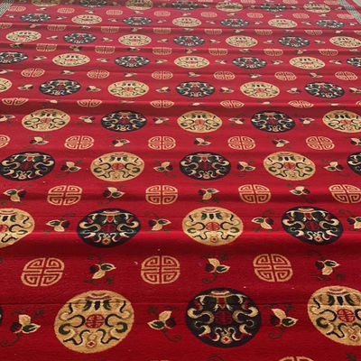 Tapis personnalisés pour la mosquée Salle de prière Salle de banquet Axminster 4*25 Rouleau Machine tapis tissé