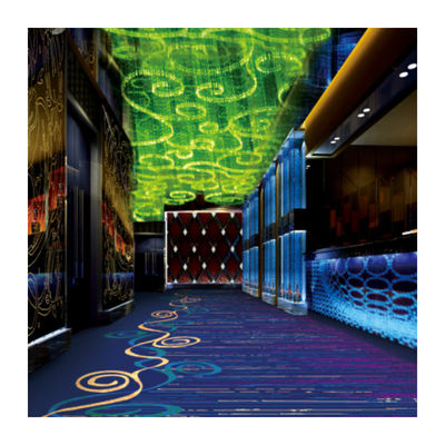 Accueil Lavable Luxe en laine ignifuge Hôtel Axminster Tapis pour la salle de banquet Lobby