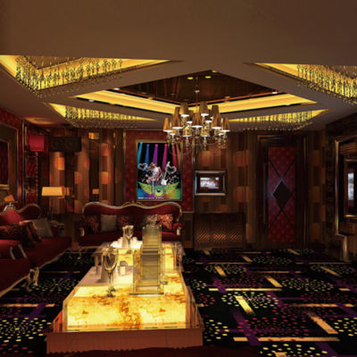 Accueil Lavable Luxe en laine ignifuge Hôtel Axminster Tapis pour la salle de banquet Lobby