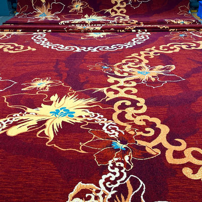 Résistance au feu Tapis de casino floral Axminster avec 7 pouces de pique et de coupe
