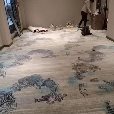 Hôtel de paroi à paroi machine de revêtement de sol commercial fabriqué tapis ignifuge pour la décoration