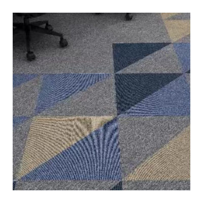 Tapis modulaire de bureau 50x50 avec carreaux de revêtement de sol en nylon rectangulaire amovible