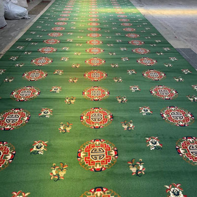OEM ODM Modèles personnalisés 4 * 25 Roll Axminster Mosquée tapis de prière pour la mosquée musulmane