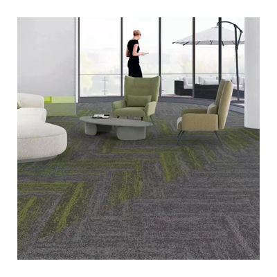 Carreaux de bureau amovibles de luxe de 60x60 50x50 dans le style de pile en boucle de jacquard