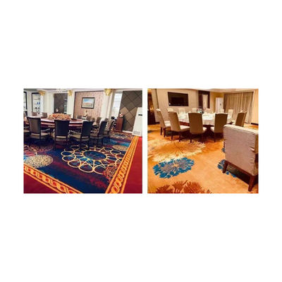 Tapis ignifuge résistant aux taches moderne pour les planchers d'hôtel dans les milieux commerciaux