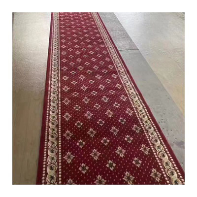 Tapis personnalisés Axminster Coupe Pile Mosquée Tapis de prière Rectangle 4 * 25 Rouleau pour la mosquée