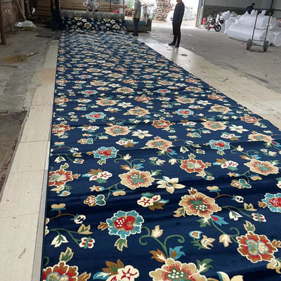 Tapis personnalisés Axminster Coupe Pile Mosquée Tapis de prière Rectangle 4 * 25 Rouleau pour la mosquée