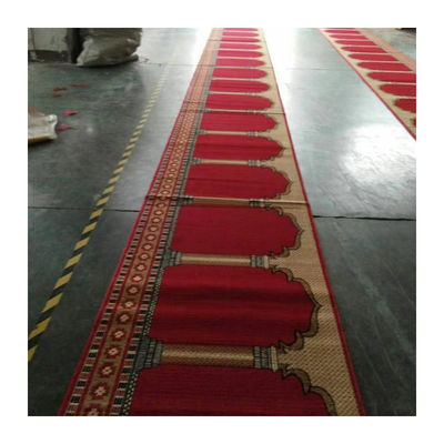 4*25 tapis de prière de la mosquée à machine à rouleaux tissés lavables pour motifs personnalisés