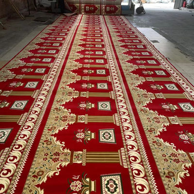 80% de laine et 20% de nylon mousse douce moquette de la mosquée motif de puzzle pour mur à mur Meilleurs prix