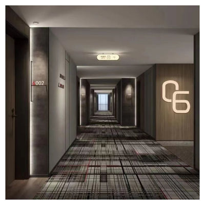 Hôtels cinq étoiles plancher commercial WILTON tapis ignifuge avec support d'action