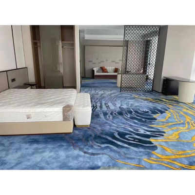 Tapis résistant au feu pour plancher commercial, forme rectangulaire et tapis en nylon mur à mur