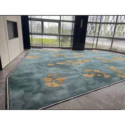 Tapis résistant au feu pour plancher commercial, forme rectangulaire et tapis en nylon mur à mur