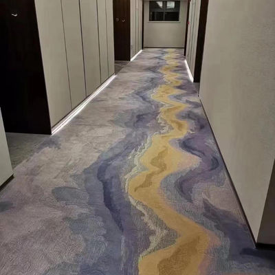 Planchers commerciaux 4m*25m Action incendiaire à l'arrière Wilton Nylon Tapis mur à mur