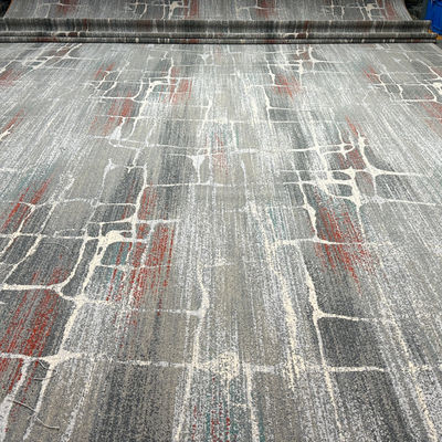 Modèle géométrique réversible 80%Laine 20%Nylon Broadloom Machine Fabriqué Tapis Axminster