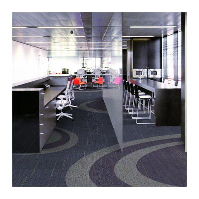 50x50cm Carrés Bureau de luxe 100% Pp Carpet Carreaux de style moderne Hauteur de pile 4 mm Carpet