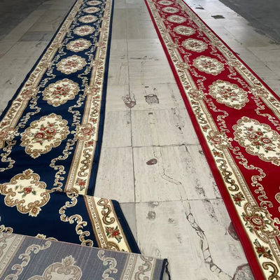 Tapis doux pour les couloirs de la mosquée de 80 pour cent en laine et 20 pour cent en nylon de nombreuses couleurs