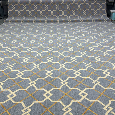 Taille personnalisée en laine Tapis d'hôtel Axminster pour le couloir du hall de banquet en 5 étoiles