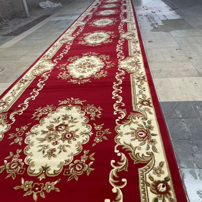 Des prix abordables MACHINE MADE Moderne style Mosquée Tapis mur à mur dans de nombreuses couleurs