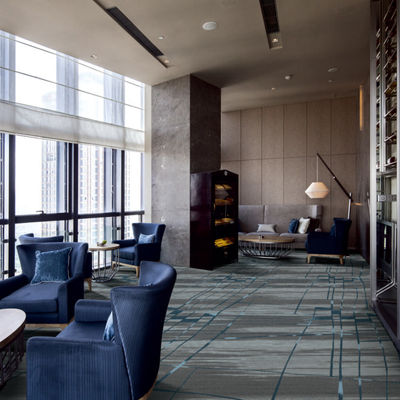 Rectangle Axminster Tapis de luxe Hôtel plancher Impression sur mesure Design de chambre d'hôtel Tapis pour 5 étoiles