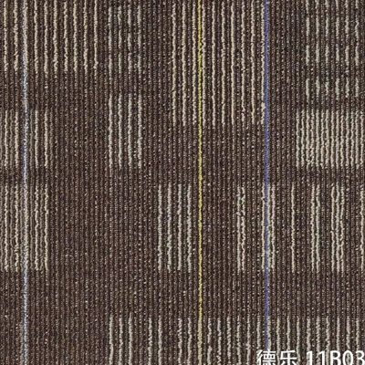 Carreaux de tapis amovibles de luxe de 8 kg/m2 pour bureaux