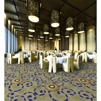 80% de laine 20% de nylon Tapis de salle de banquet Axminster pour le hall d'entrée de l'hôtel et la décoration des chambres