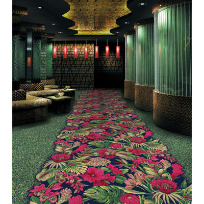 80% de laine 20% de nylon Tapis de salle de banquet Axminster pour le hall d'entrée de l'hôtel et la décoration des chambres