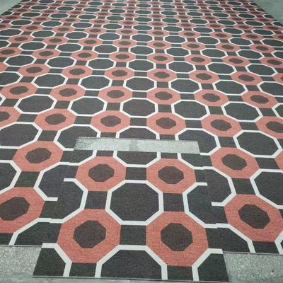 Tapis imprimé par couleur fluorescent de 8 à 15 mm pour lutter contre les ravageurs dans le couloir de l'hôtel