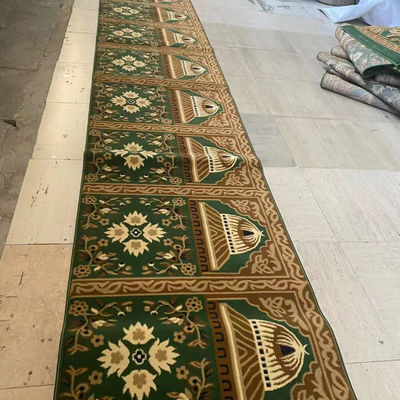 Tapeau à moquette en fil doux à moquette pour tapis de prière mur à mur en couleur personnalisée