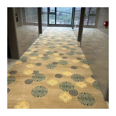 Action en arrière couleur fluorescente tapis de couloir Axminster pour non glissante dans les hôtels de fin