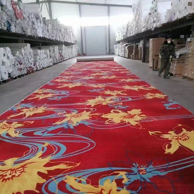 Conception personnalisée de style de luxe Matériau nylon/laine Tapis Axminster pour plancher d'hôtel