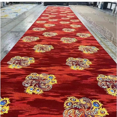Conception personnalisée de style de luxe Matériau nylon/laine Tapis Axminster pour plancher d'hôtel