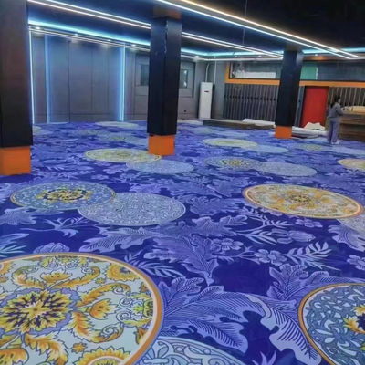 Tapis en mousse d'Axminster pour les banquets à domicile, pour les couloirs, résistant aux taches, hauteur de pile 7-12 mm