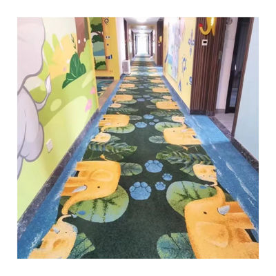Hôtel 5 étoiles Corridor Haute pile Luxe Tapis imprimé Axminster Paroi à paroi