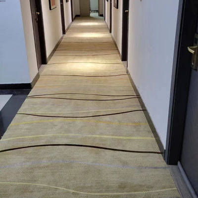 Hôtel 5 étoiles Corridor Haute pile Luxe Tapis imprimé Axminster Paroi à paroi