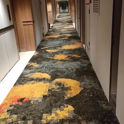 Hôtel 5 étoiles Corridor Haute pile Luxe Tapis imprimé Axminster Paroi à paroi