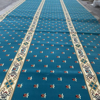 Salle de prière Tissu souple pour la mosquée Tissu de tapis en nylon pour l'église
