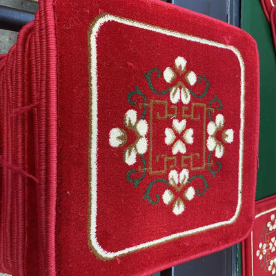 Tapis de prière musulman mur à mur en rouleau pour la mosquée Tapis doux de conception traditionnelle