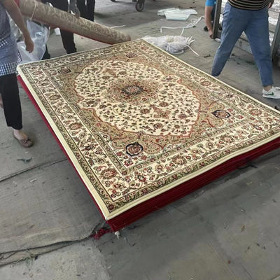Couleur musulmane personnalisée Paroi à paroi Rouleau de tapis de prière pour la mosquée Doux et durable