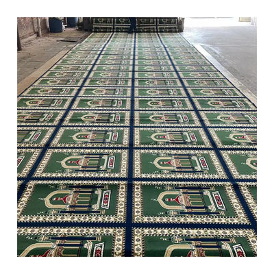 Salle de réunion design de la mosquée musulmane tapis de prière avec motif de puzzle et taille personnalisée