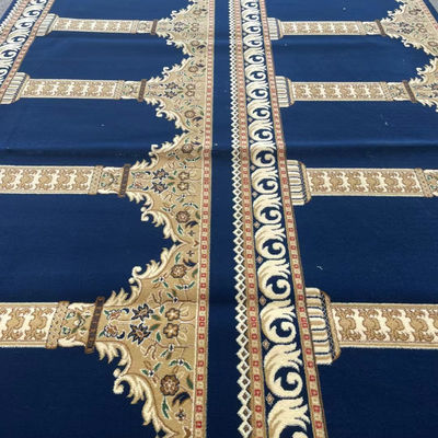 Salle de réunion design de la mosquée musulmane tapis de prière avec motif de puzzle et taille personnalisée