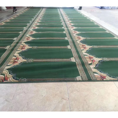Conception du tapis de prière de la mosquée musulmane avec couleur personnalisée et motif de puzzle