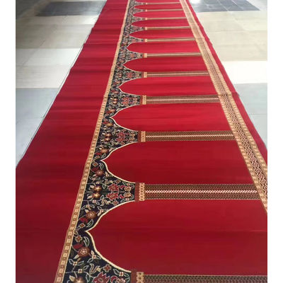 Conception du tapis de prière de la mosquée musulmane avec couleur personnalisée et motif de puzzle