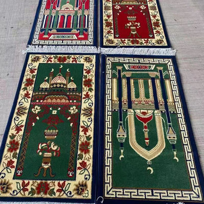 Design de la mosquée musulmane rectangulaire sur mesure Tapis de prière de la mosquée et de la salle de réunion Tapis de mosquée
