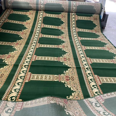 Design de la mosquée musulmane rectangulaire sur mesure Tapis de prière de la mosquée et de la salle de réunion Tapis de mosquée