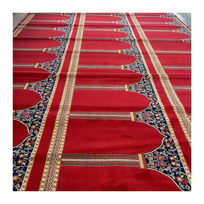 Moyenne pile Mosquée musulmane Puzzle de prière Tapis pour la conception personnalisée de l'espace de prière de la mosquée