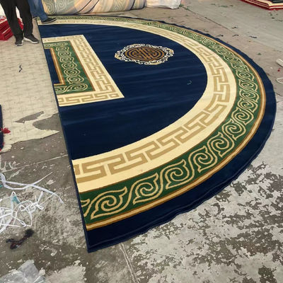 80% de laine et 20% de nylon tapis de prière de mosquée pour la conception de la mosquée musulmane sur mesure