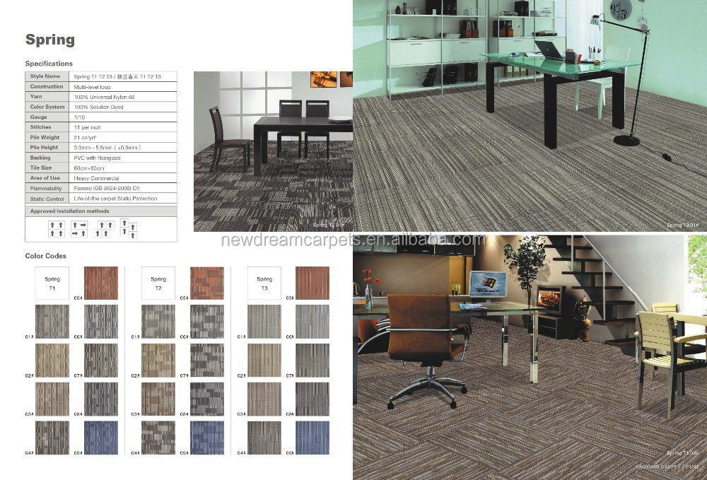Les carreaux de tapis de style Jacquard 60*60 sont le choix idéal de l'Italie pour les sols