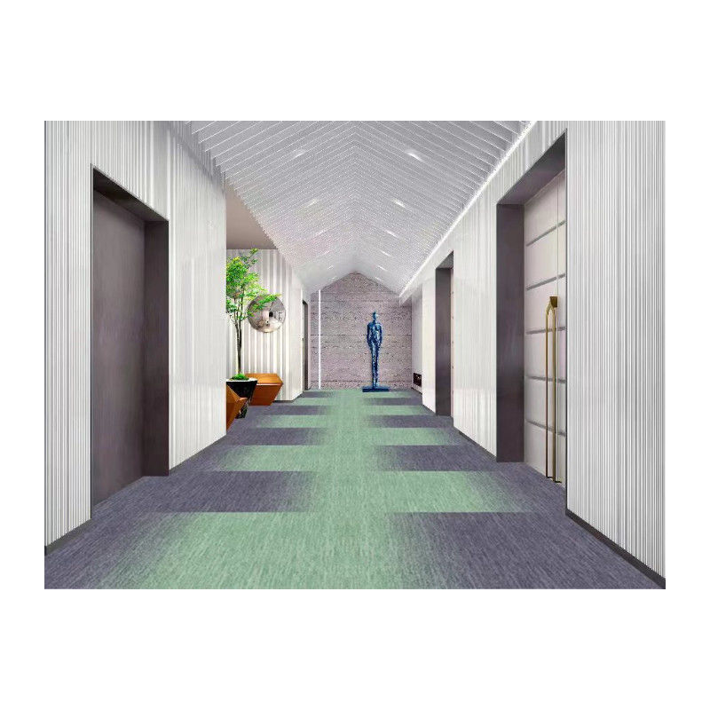 Carreaux de tapis de bureau carrés de 50x50 cm avec hauteur de pile moyenne de luxe 100% nylon OEM