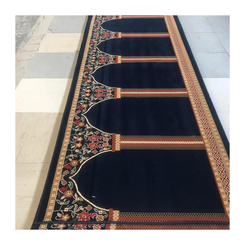 100% de polypropylène moulin à moquette pour la prière mur à mur dans la décoration de la mosquée