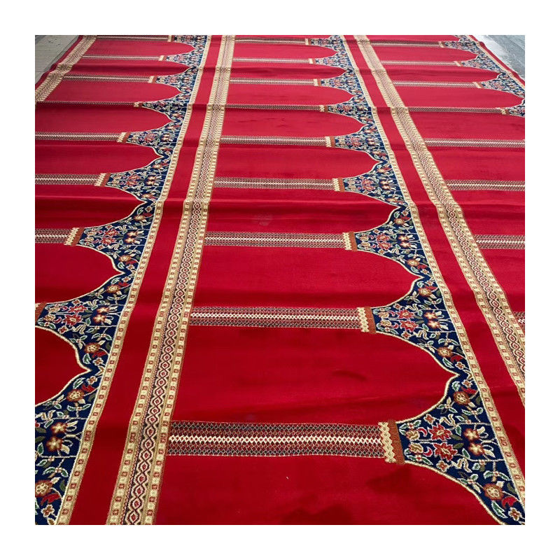 1200g/m2 Poids de la laine Rouleau de tapis de mosquée pour le style moderne au Pakistan Masjid